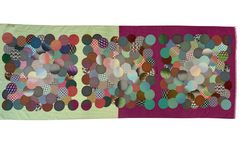 'Palline Purple and Light Green'