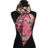 'Apostrophe' Silk Satin Scarf