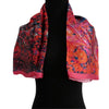 'Bougainvillea' 100% Silk Satin Scarf