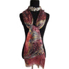 'Butterfly' Silk Voile Scarf