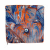 'Blue Orange Evil Eye' Microfiber Pillow Cover