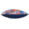 'Blue Orange Evil Eye' Microfiber Pillow Cover