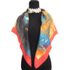 'Fire on The Mountain' Silk Twill Scarf
