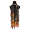 'Fire on The Mountain' Silk Voile Scarf