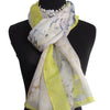 'Lemon Meringue' Silk Voile Scarf