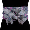 'Majestic Magenta' Cotton & Silk Scarf/Sash with Fringed ends