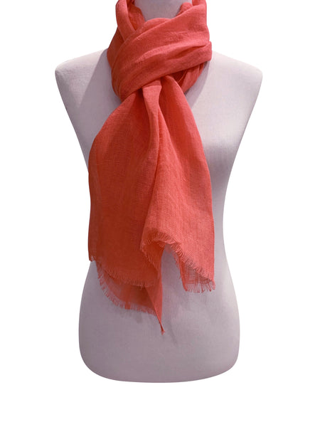 'Amore Scarf in Coral'