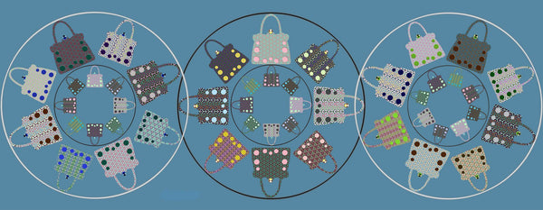 'Bag Carousel in Blue'