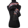 'Pollock' Silk/Wool Felt Wrap, Shawl, Scarf