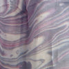 'Raspberry Swirl' Cotton & Silk Scarf/Sash with Fringed ends