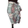 'Aquamarine Life' Cotton Pareo/Sarong