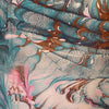 'Aquamarine Life' Cotton Pareo/Sarong