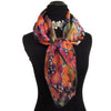 'Pomegranates' Silk Satin Scarf