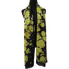 'Lilypad in Chartreuse' Cashmere Scarf