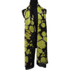 'Lilypad in Chartreuse' Cashmere Scarf