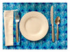 'Blue Lagoon' Placemat and Napkin Set