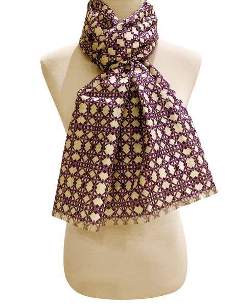'Thonet Scarf in Grape'
