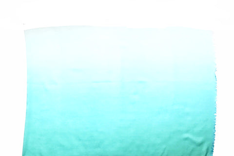 'Spearmint Ombre' Cotton/Silk Scarf