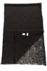'Spiderweb' in Black Wool/Silk Scarf