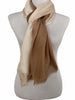 'Coconut Ombre' Cotton/Silk Scarf