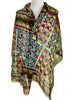 'Geometrix' Cotton/Silk Scarf