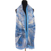 'Bosphorus' Cotton/Silk Scarf/Sash with Fringed Ends