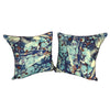 'Blue Puddles' Pillow Cover