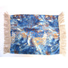 'Bird's Eye Blue' Pillow Cover with Tassels