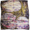 'Watercolor Marbling' Silk Satin Scarf