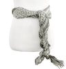'Fragmentini' Cotton/Silk Scarf in Silver